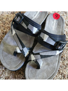 Merrell Terran 3 Cush Slide Sandals Black Women's 6